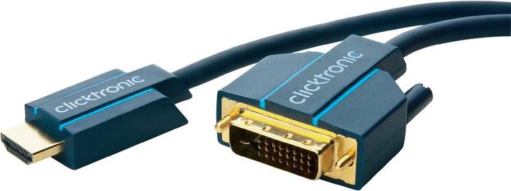 Image du produit clicktronic HDMI (Typ A) — DVI (5 m, DVI, HDMI)