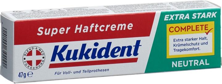 Produktbild Kukident Super Haftcreme Complete extra stark neutral