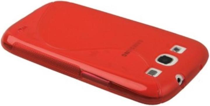 Actual product image König Design TPU Protective Case for Samsung Galaxy S3 i9300 / i9305 / S3 NEO i9301 Transparent Red (Samsung Galaxy S3 Neo, Samsung Galaxy S3)