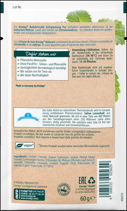 Produktbild Kneipp Entspannung Pur (Badesalz)