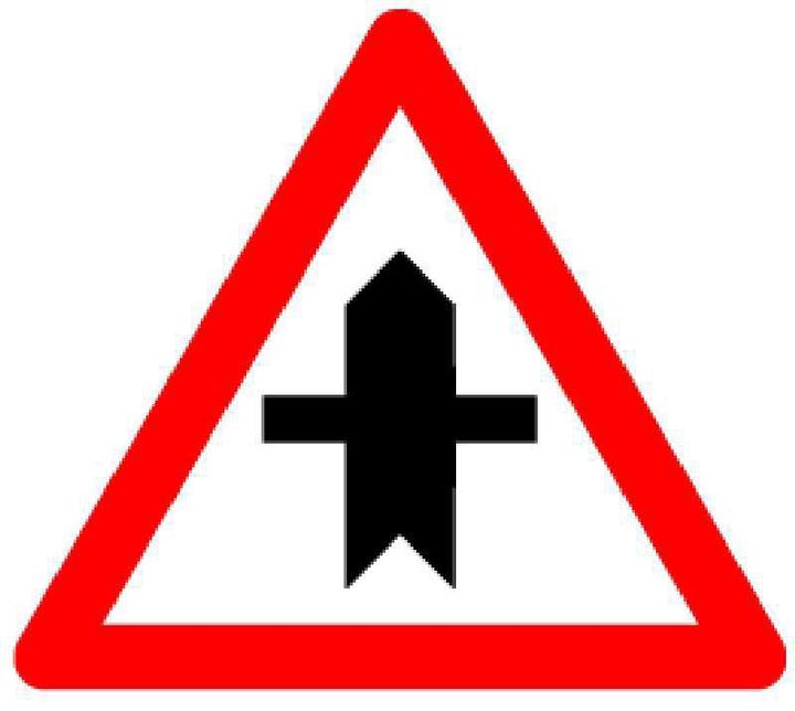 BRW Signaux Intersection avec une route sans priorité 3.05
