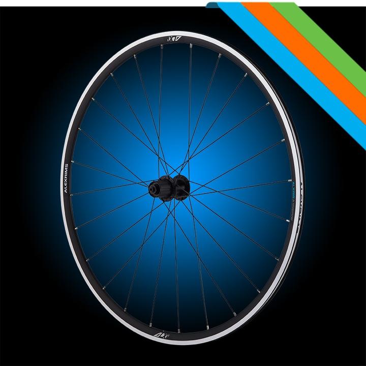 Actual product image Alexrims ALX265, 700 ° C, 24 mm taper, Tubeless Ready, V-Brake, QR clamp, Weight 1832G (new) (Wheelset, 28")