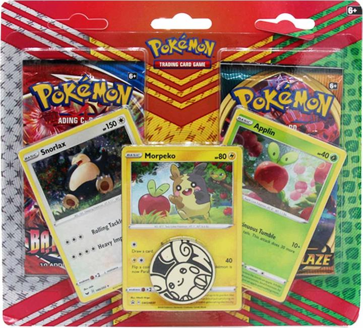 Produktbild Pokémon Morpeko, Snorlax & Applin 2-Pack Collection Blister - EN (Englisch, Blister Pack)