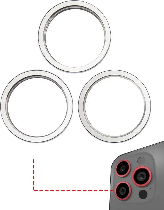 Immagine prodotto Ferryxpress Anello della lunetta della fotocamera posteriore compatibile con iPhone iPhone 14 Pro / (Modulo, iPhone 14 Pro)