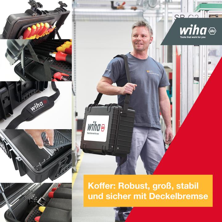 Actual product image Wiha Electrician's tool set Competence XL I mixed 81 pcs. in tool case (81 pieces)