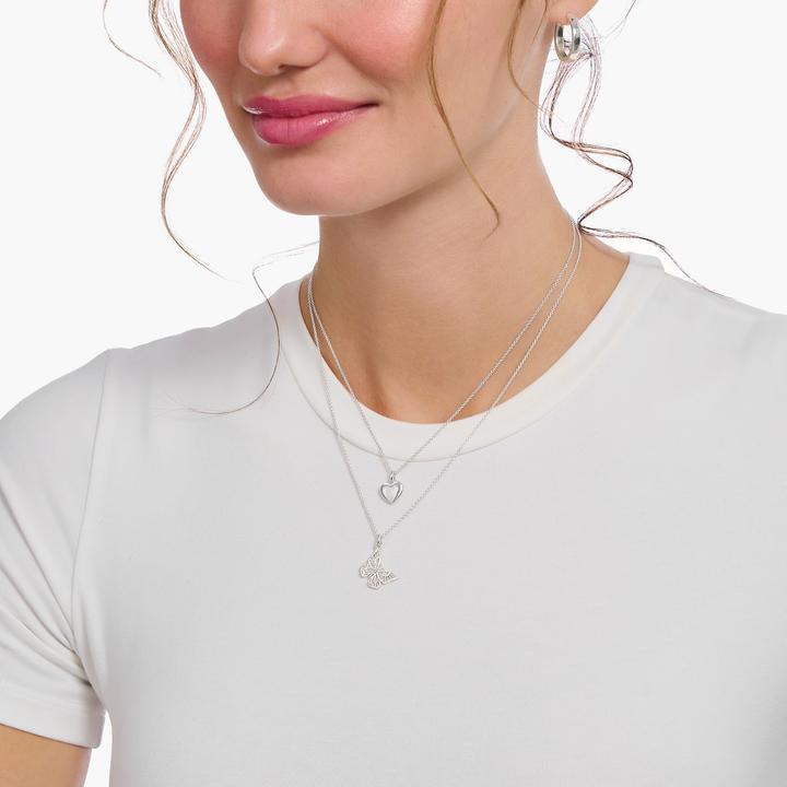 Produktbild Thomas Sabo Kette mit Schmetterling-Anhänger Silber (925er Silber, 38 cm)