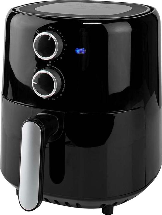 Image du produit Nedis Friteuse à air chaud | 3 l | Minuteur : 30 min | Analogique | Noir (Prise UE)