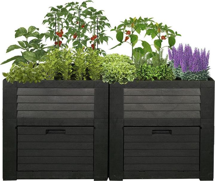 Produktbild Fs-Star Garten Hochbeet 400 Liter, mit Staufächer
