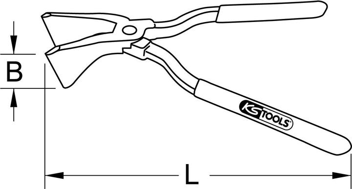 Immagine prodotto KS Tools pinze pieghevoli (260 mm)
