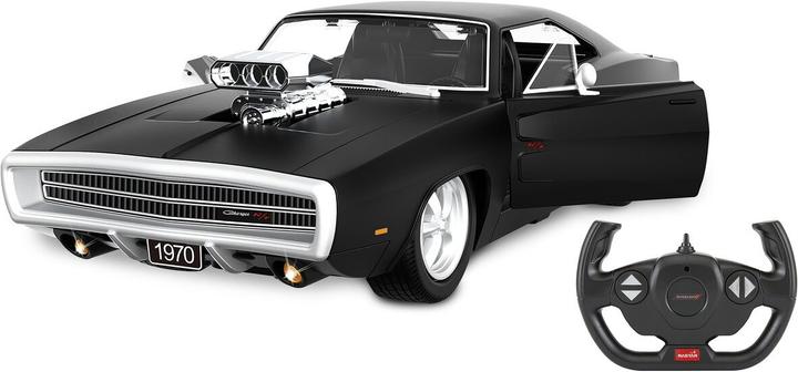Produktbild Jamara Dodge Charger R/T 1970 1:16 schwarz 2,4GHz Tür manuell