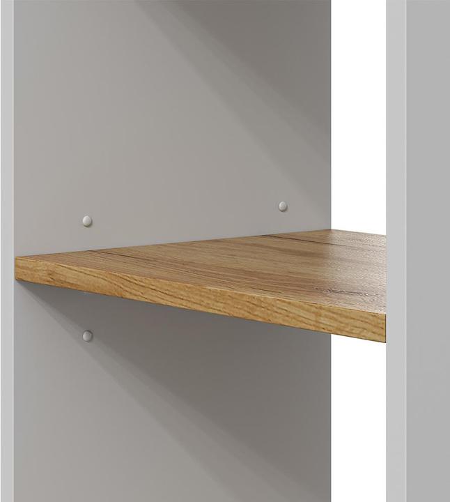 Image du produit Vichy PC-Schrank Tomy, Weiss/Goldkraft Eiche, 28.5 x 50 cm mit 2 offenen Fächern