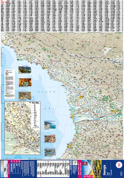 Immagine prodotto Mappa Georgien / Georgia (1:350.000)