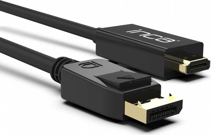 Immagine prodotto Inca DisplayPort a HDMI, lunghezza cavo 1,8 m, 10,2 Gbit/s (max.) (1.80 m, DisplayPort, HDMI)