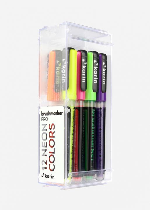 Image du produit Karin Brush Marker Pro (Multicolore, Orange fluo, 12 x)