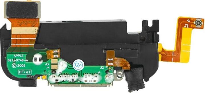Actual product image OEM Dock Connector Flex for iPhone 3GS black (iphone 3GS)