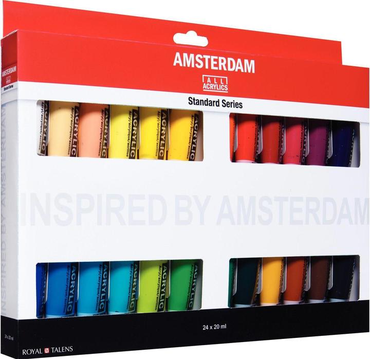 Amsterdam Acrylfarbe Set (Mehrfarbig, 480 ml)