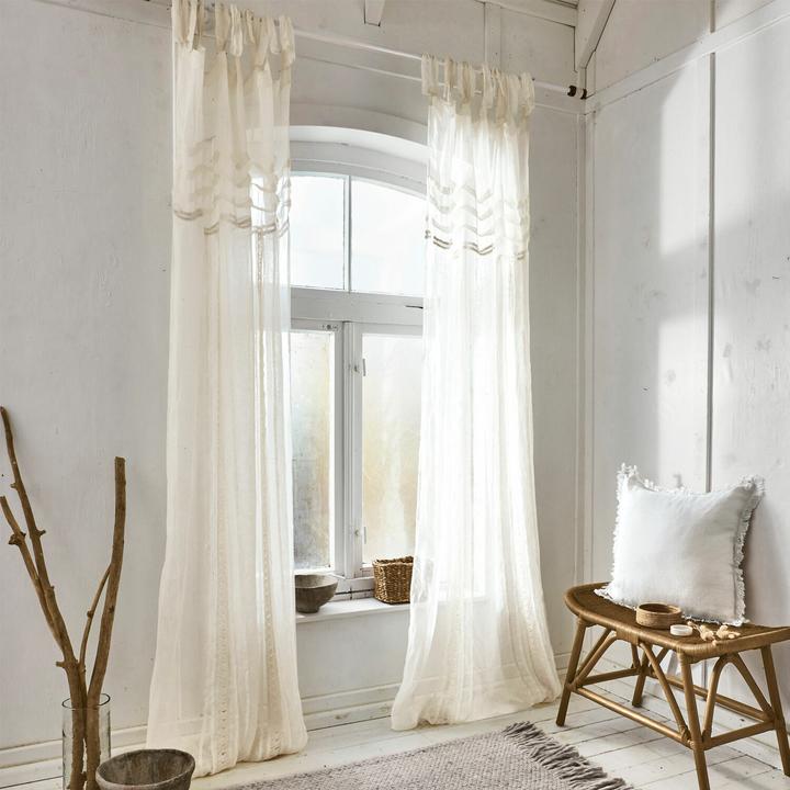 Image du produit Loberon Rideau Soulce écru (250 x 135 cm)