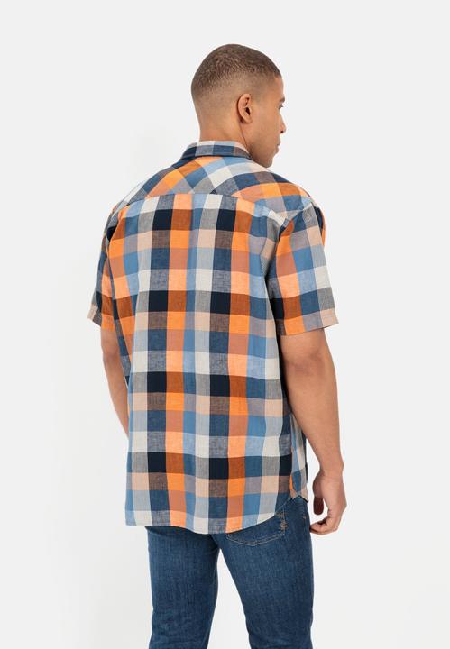Image du produit Camel Active Chemise à carreaux en lin mélangé (M)