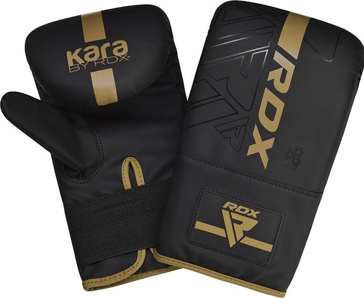 Actual product image Rdx Boxing Bag Mitts F6 Matte Golden (4 OZ)