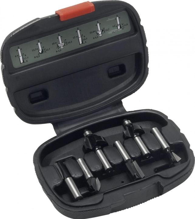 Bosch Zubehör HM-Fräser-Set mit 8 mm Schaft, 6-teilig
