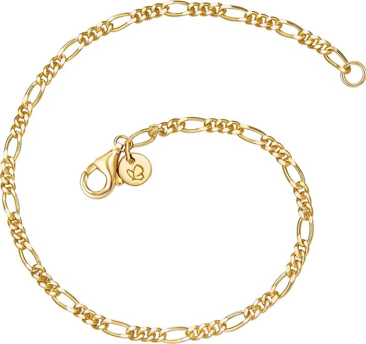 Actual product image Glanzstücke München Ladies sterling silver yellow gold - 26733 (17 cm, Sterling Silver)