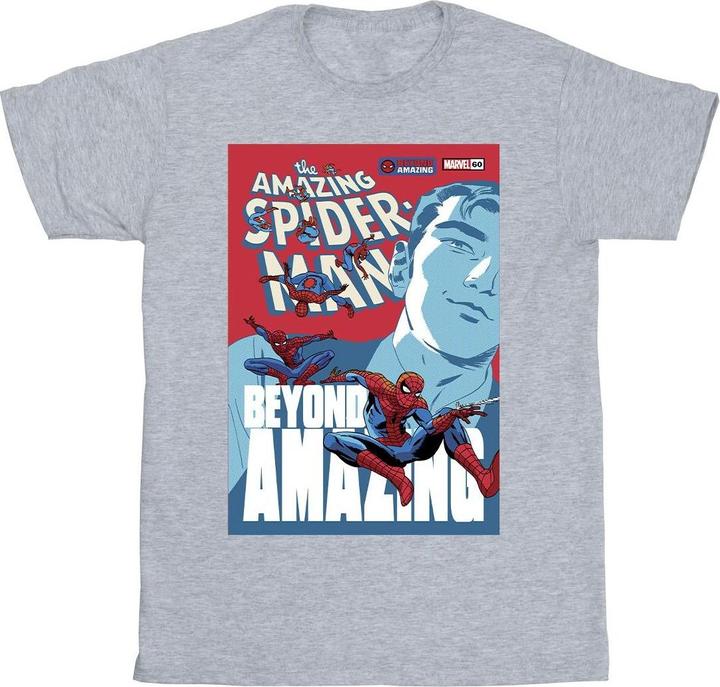 Actual product image Mens Spider-Man Beyond Amazing Cover T-Shirt (L)