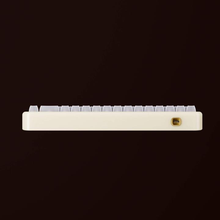 Produktbild Akko YU01 White Jade Gaming-Tastatur, RGB - 65%, V3 Piano Pro Switches (ISO) (US, Kabelgebunden, Kabellos)