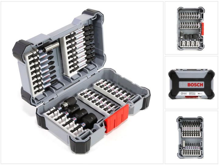 Immagine prodotto Bosch Professional Zubehör Set di punte a percussione 36 pezzi. (Croce Phillips PH M1, Croce Phillips PH M2, Croce Pozidriv PZ M2, Croce Phillips PH M3, Croce Pozidriv PZ M3)