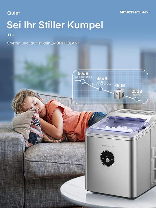 Produktbild Northclan Eiswürfelmaschine