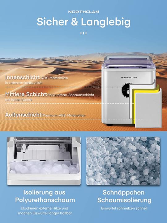 Produktbild Northclan Eiswürfelmaschine
