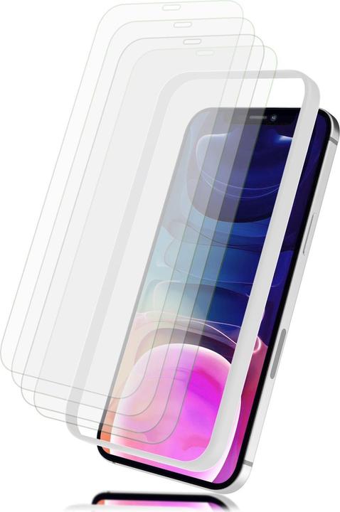 Produktbild Nalia 4x Schutzglas & 1x Schablone (4 Stück, Apple iPhone 13 Pro Max)