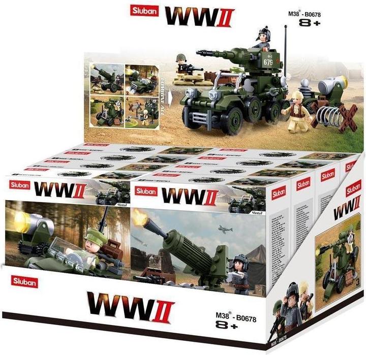 Image du produit Sluban SL95539 - WWII - Mini-kits Alliés (lot de 8)