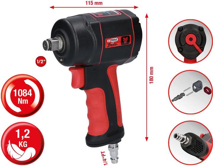 Produktbild KS Tools The mini Devil (Druckluft)