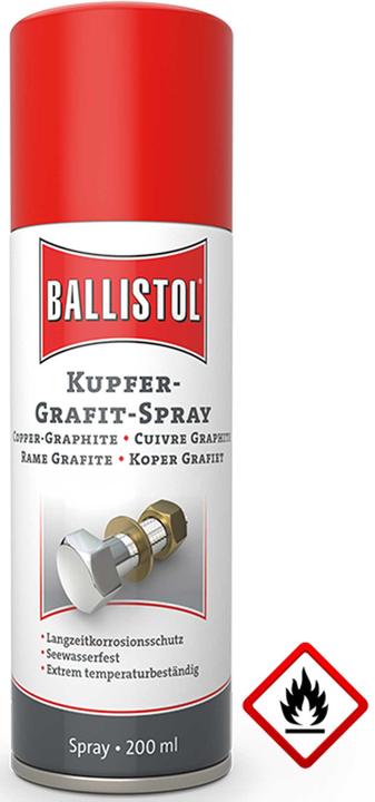 Immagine prodotto Ballistol 25200 - Metallo - 200 ml - Aerosol Spray - Rosso - Bianco (200 ml)