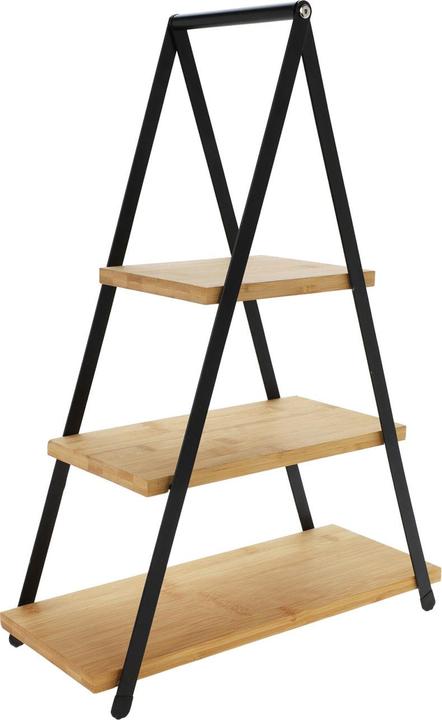 Actual product image Casativo Etagere serving stand made of bamboo and metal