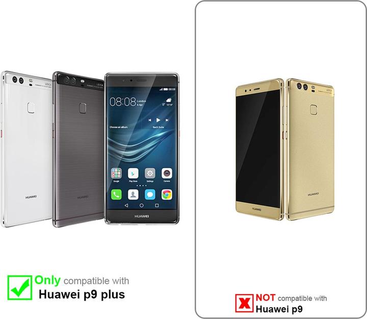 Immagine prodotto Cadorabo Flip come copertura invisibile (Huawei P9 Plus)
