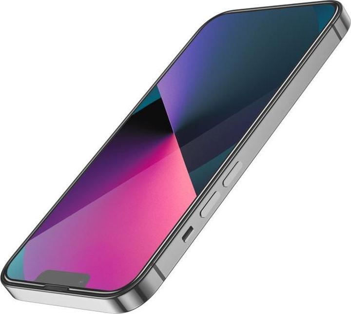 Produktbild PhoneLook 3D Tempered Glass Full Screen Display Schutzglas mit schwarzem Rahmen (1 Stück, Apple iPhone 16 Plus)