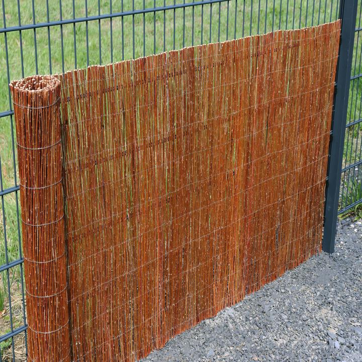 Produktbild Aquagart Weidenmatte 50m x 100 cm I Sichtschutzmatte aus Weiden Natürlicher Sichtschutz für Garten