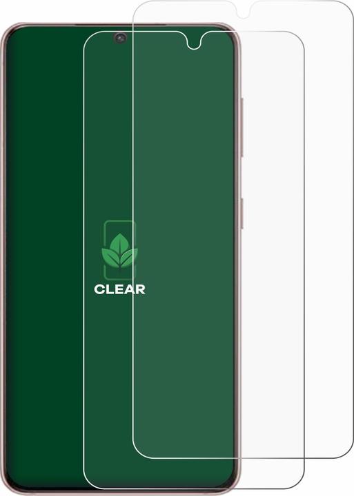 Actual product image ScreenLeaf Protective film sustainable screen protector screen protector film clear transparent (2 Piece, Samsung Galaxy S21 5G)