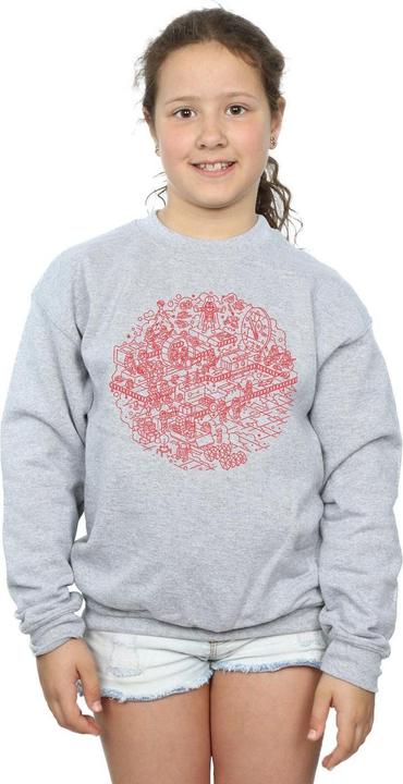 Star Wars Christmas Death Star Sweatshirt Mädchen
