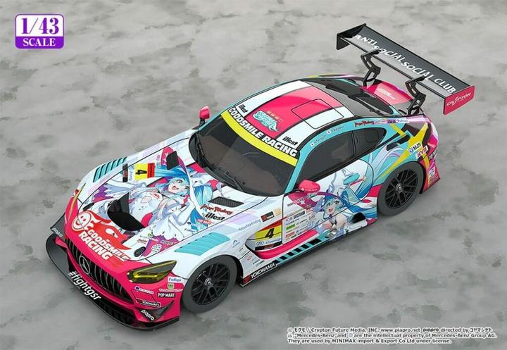 Produktbild Good Smile Company Hatsune Miku GT Project Fahrzeug 1/43 Hatsune Miku AMG 2024 Season Opening Ver. 11 cm