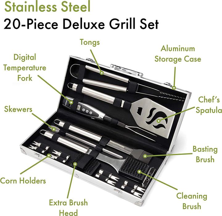Actual product image Cuisinart Grill Set 20 Piece Set