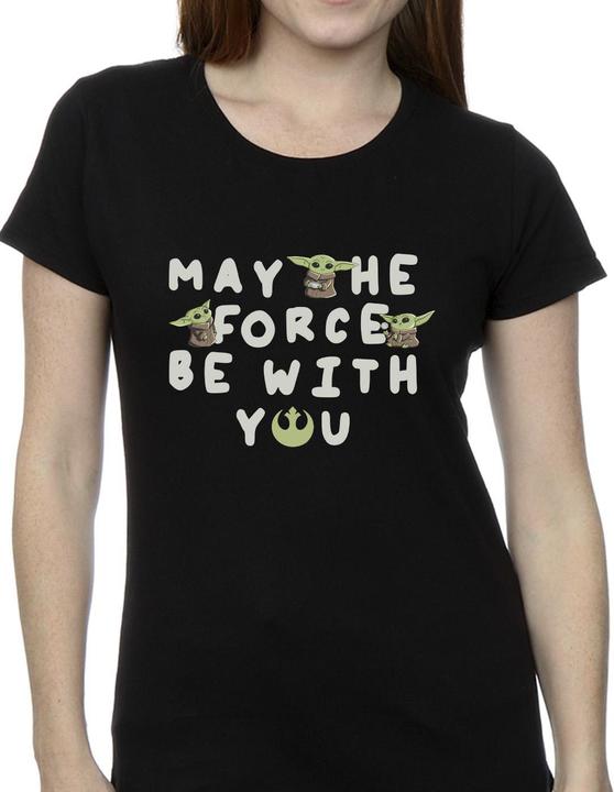 Produktbild Star Wars The Mandalorian Grogu May The Force Be With You TShirt (XXL)