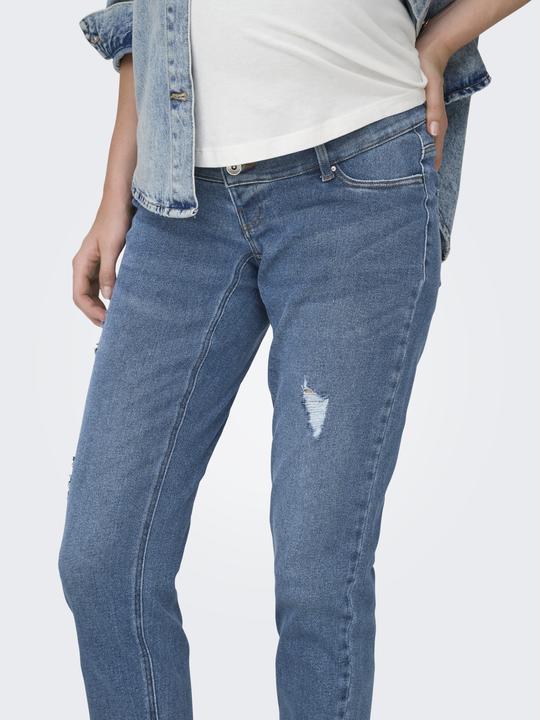 Produktbild Only Maternity Mama OLMCATWALK HIGH WAIST ANKLE DESTROYED Mom Jeans (32)