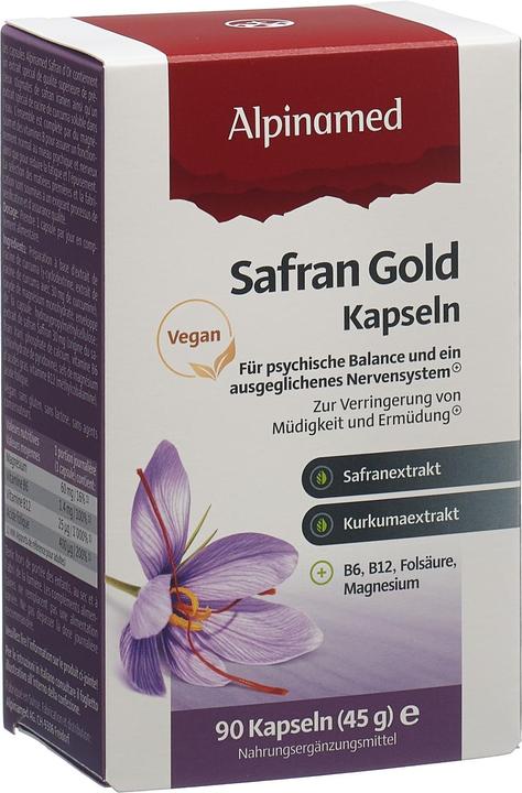 Alpinamed Safran Gold (90 Stück, Kapseln, 88 g)
