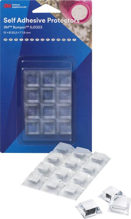 Actual product image 3M Bumpon (Stop dampers, 12 Piece)
