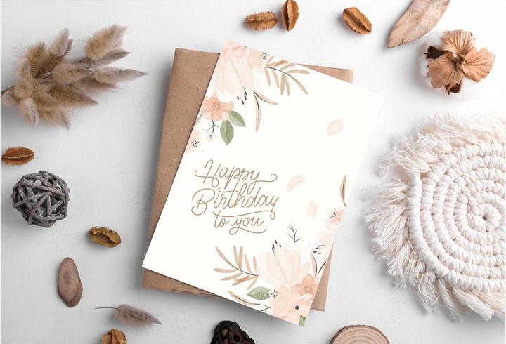 Produktbild Ursus Handlettering Karten Boho 48ST sortiert (300 g/m², 16 x)
