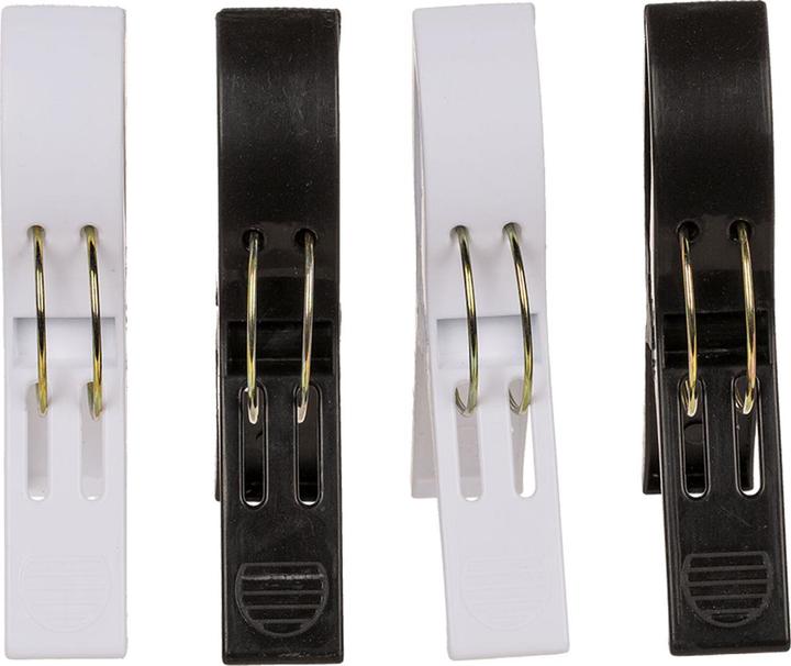 Immagine prodotto Magni Mollette per abiti grandi in bianco e nero 4s