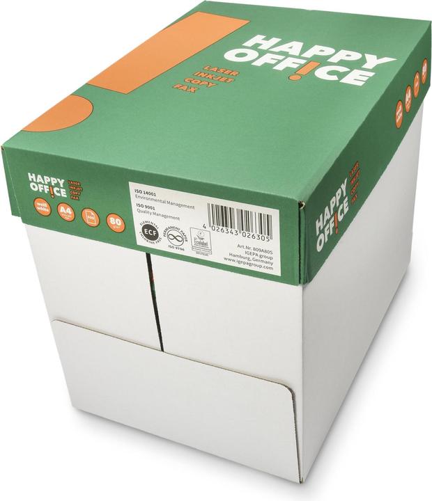 Happy Office Papier (80 g/m², 2500 x, A4)