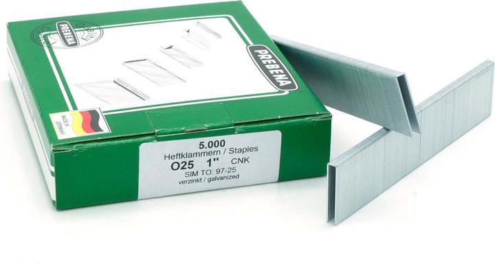 Actual product image Prebena Staples galvanised25 mm